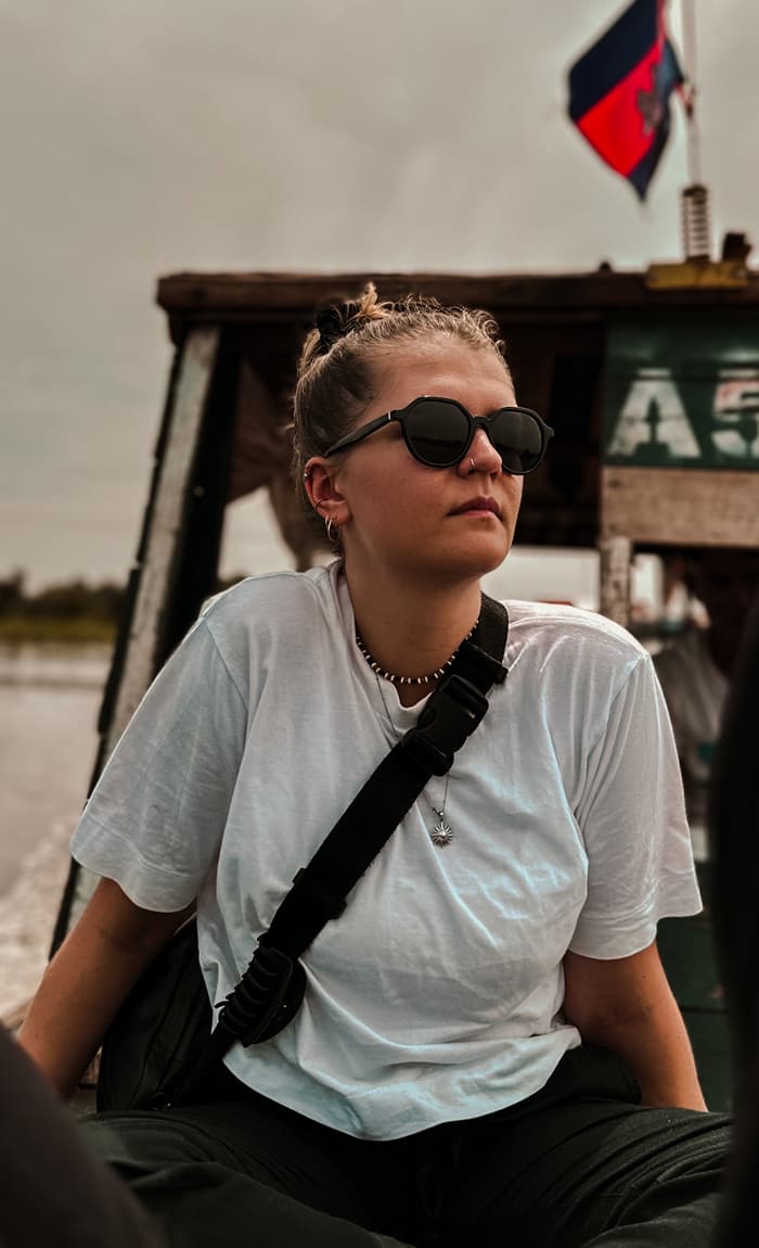  Evelyn Falkenberg in Kambodscha